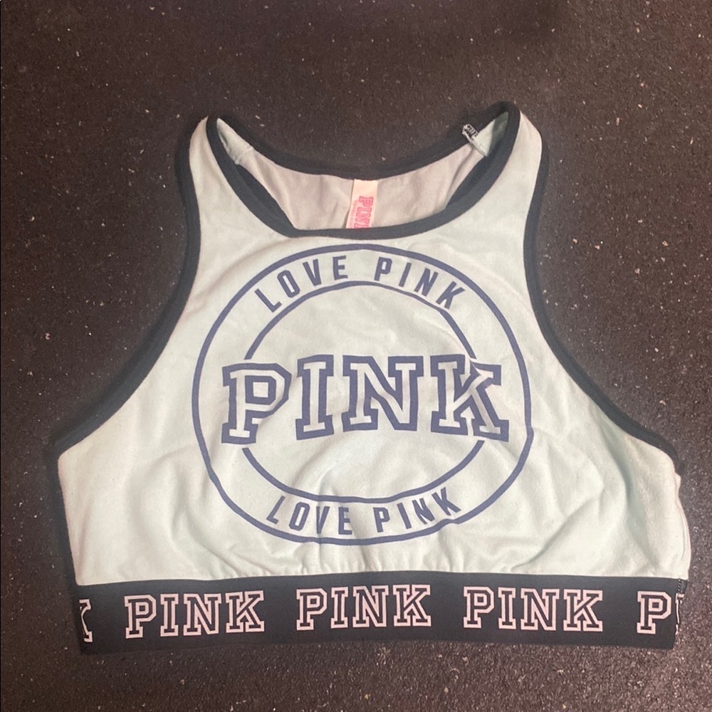 Victoria Secrets Pink Sports Bra with Logo Size Medium